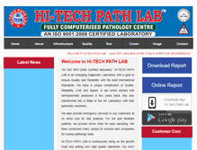 Tablet Screenshot of hitechpathlab.com